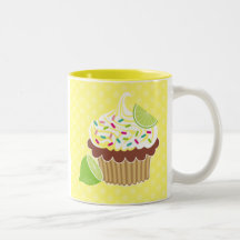 Lemon & Chocolate Cupcake Mug