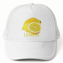 Lemon Citrus Mesh Hats