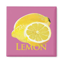 Lemon Citrus Magnets
