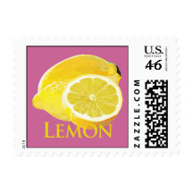 Lemon Citrus Postage Stamps
