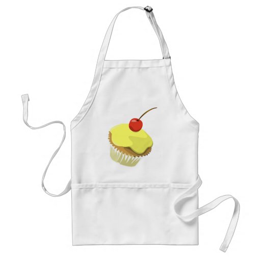 Lemon cupcake apron