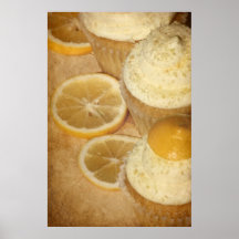 Lemon cupcakes Poster