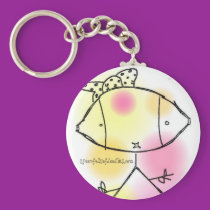 Lemon Doodle keychains