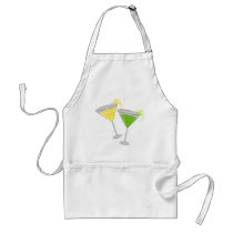 Lemon Drop and Green Apple Martini aprons