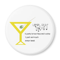 Lemon Drop Martini Magnet by pchanger Lemon Drop Martini Magnet