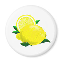 Lemon Drops Fridge Magnet
