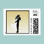 Lemon Heart Bride And Groom Silhouette stamps