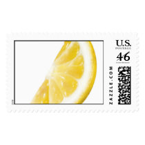 Lemon illustration postage