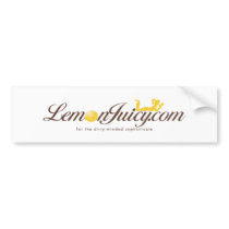 Lemon Juicy Stuff bumper stickers by lemonjuicy Lemon Juicy Stuff bumper stickers
