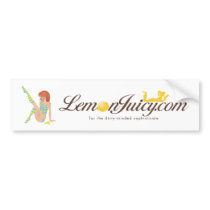 Lemon Juicy Stuff bumper stickers by lemonjuicy Lemon Juicy Stuff bumper stickers