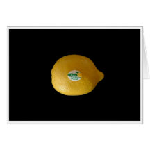 Lemon Label Card