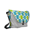 Lemon Lime Checkerboard messenger bags