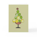 lemon lime Christmas tree with star/martini glass cards by eyecontact lemon lime Christmas tree with star/martini glass cards