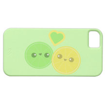 Lemon Lime Heart Kawaii iPhone Case iPhone 5 Case