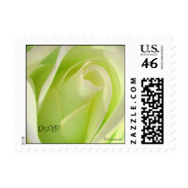 Lemon Lime Rose Small Wedding Postage Stamps
