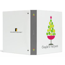 Lemon lime slices Christmas tree martini glass binders