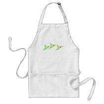 Lemon Lime Sorbet Hummingbirds aprons
