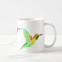 Lemon Lime Sorbet Hummingbirds mugs by ElainePlesser Lemon Lime Sorbet Hummingbirds mugs