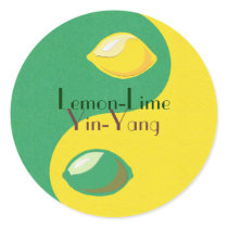 Lemon-Lime Yin-Yang Stickers