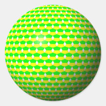 Lemon/Lyme Round Sticker