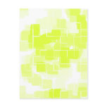Lemon Meringue, geometric graphic Post Card