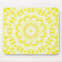 Lemon Meringue Kaleidoscope mousepads
