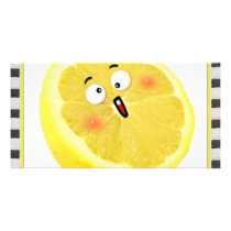 lemon photo greeting card