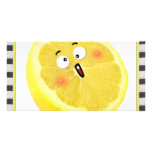 lemon photo greeting card
