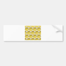 Lemon slice bumper sticker
