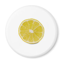 lemon slice refrigerator magnet