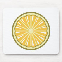 lemon slice mouse pads