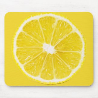 lemon slice mousepad