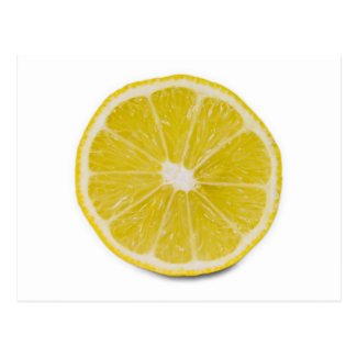 lemon slice postcard
