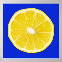 lemon slice poster