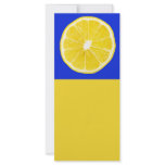 lemon slice customized rack card