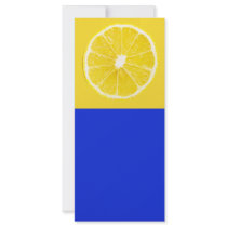lemon slice customized rack card