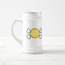 lemon slice Skull and Crossbones Coffee Mug