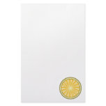 lemon slice stationery