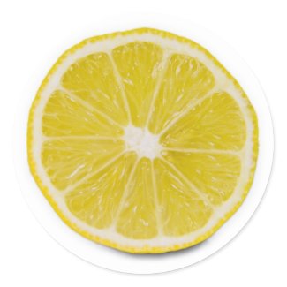 lemon slice sticker