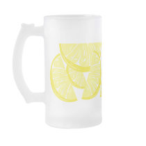 Lemon Slices Lemonade Glass Mug