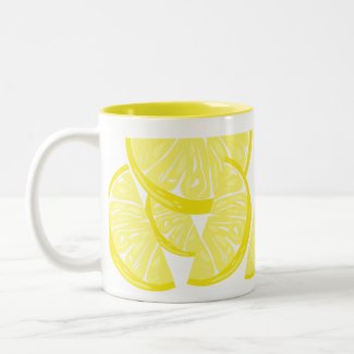 Lemon Slices Lemonade Glass Mug mug