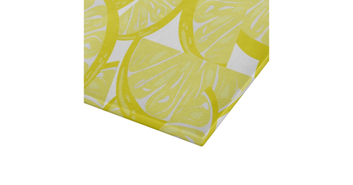 Lemon Slices Lemons Cutting Board Zazzle