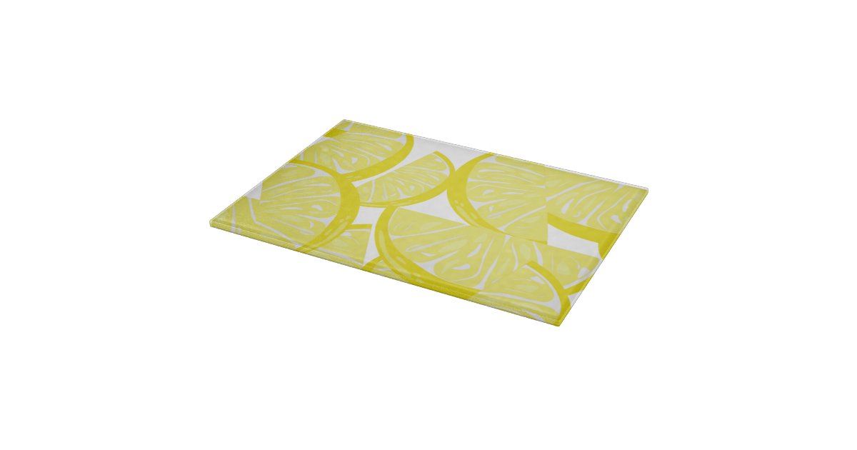 Lemon Slices Lemons Cutting Board Zazzle