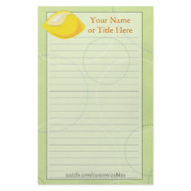 Lemon Stationery by Customizables Lemon Stationery