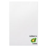 Lemon Personalized Stationery