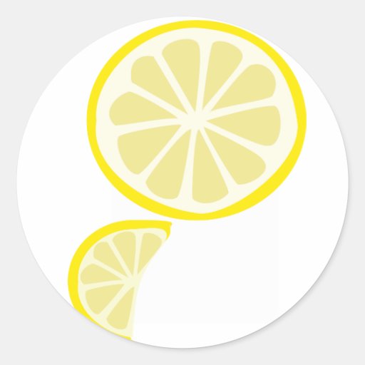 Lemon Stickers Zazzle