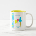 Lemon, strawberry, blueberry ice cream Mug