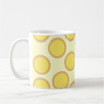 Lemon Tart Pattern. Sunny Yellow. Mugs