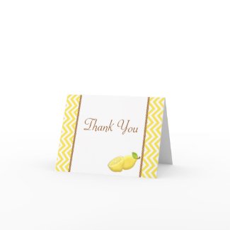 Lemon Thank You Card zazzle_card