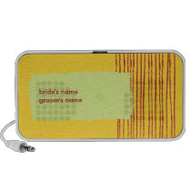 Lemon Wedding Doodle speakers